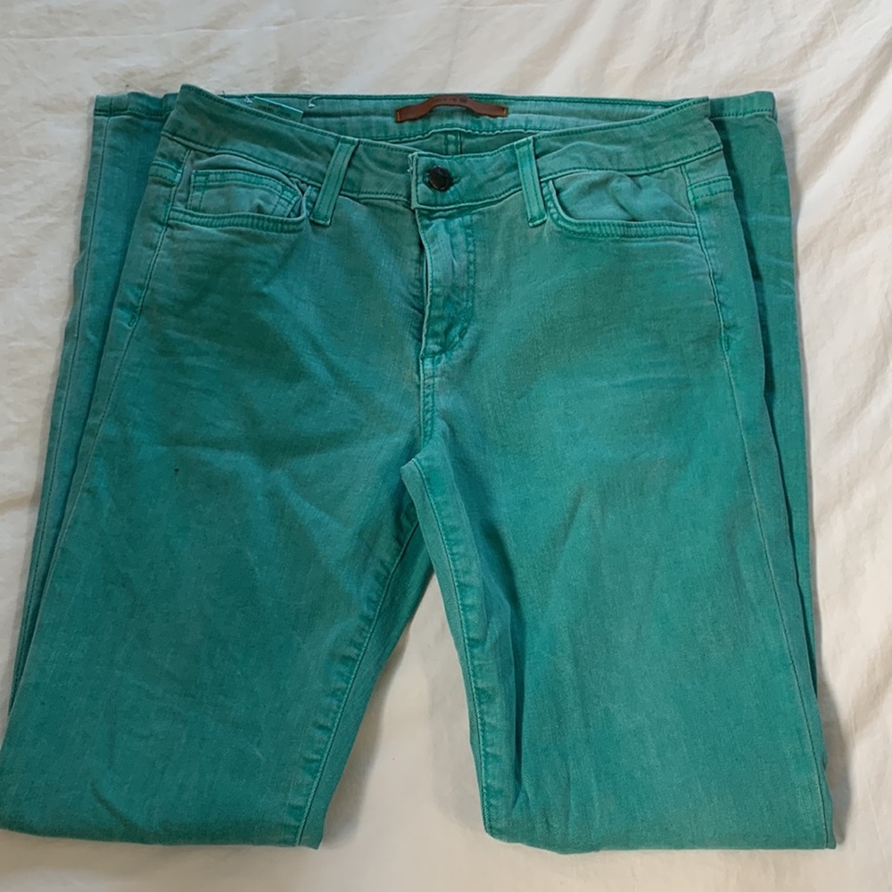 Turquoise Joe’s Skinny Jeans